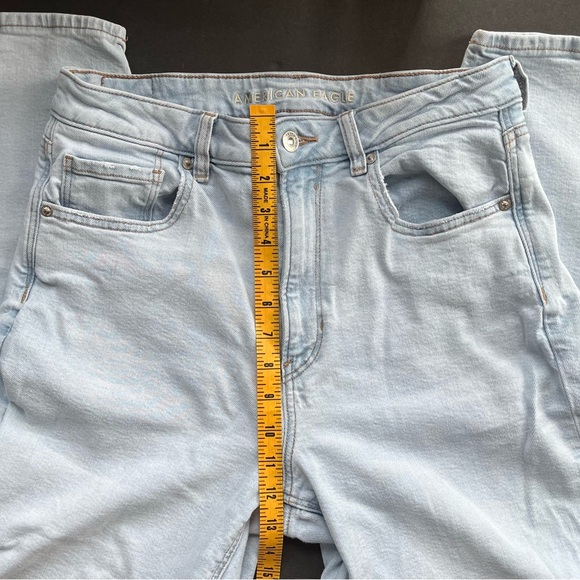 AMERICAN EAGLE HIGH RISE BOYFRIEND JEANS SIZE 12 - Picture 2 of 12